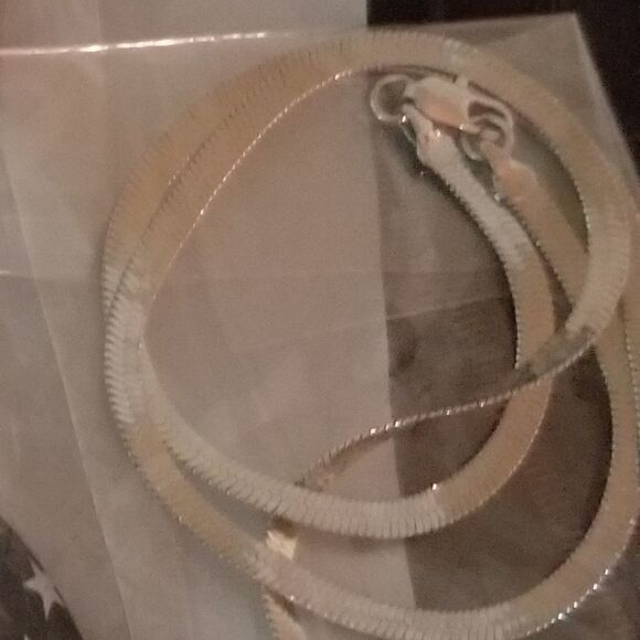 50cm Silver Snake chain  - Picture 2 of 6